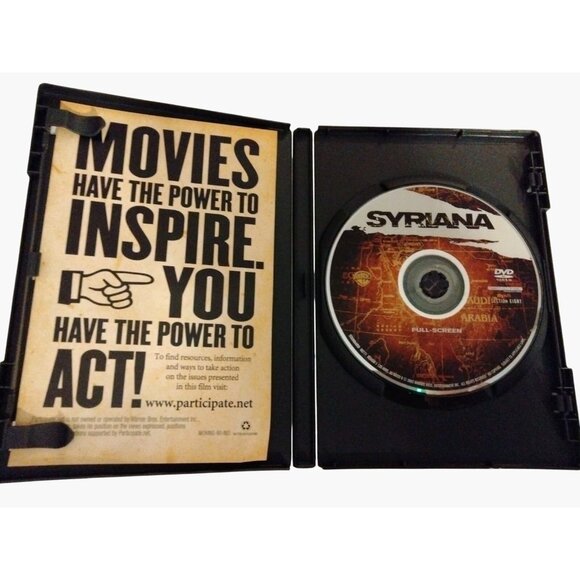 Syriana DVD Full Screen Edition Academy Award Winner George Clooney Drama - Picture 3 of 4